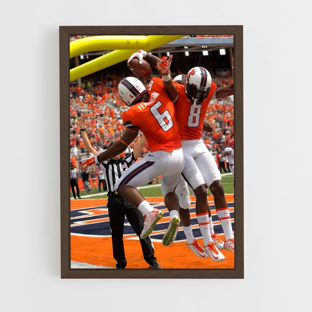 Poster Touchdown Illini – affiche Basketball (vue 5)